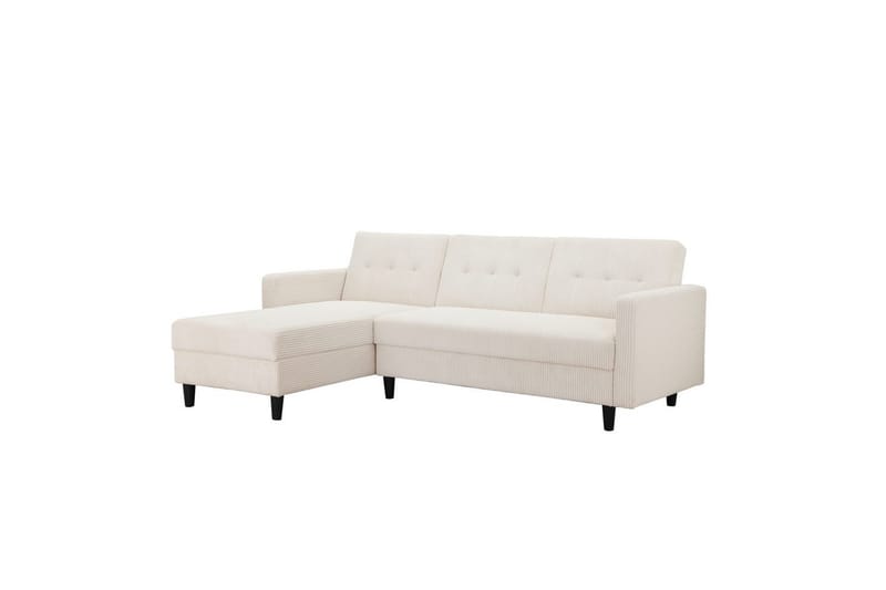 Bäddsoffa Hartford II 213x153x82 cm, Kräm - 213x153x82 cm, Kräm - Möbler - Soffa - Bäddsoffa - Bäddsoffa divan