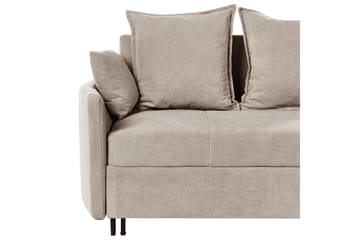 Bäddsoffa Hovin - Beige, svart - Möbler - Soffa - Bäddsoffa - 2 sits bäddsoffa