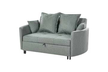 Bäddsoffa Hovin - Grön, Svart - Möbler - Soffa - Bäddsoffa - 2 sits bäddsoffa