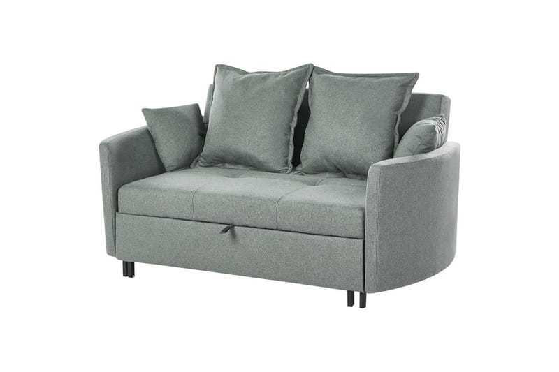 Bäddsoffa Hovin - Grön, Svart - Möbler - Soffa - Bäddsoffa - 2 sits bäddsoffa