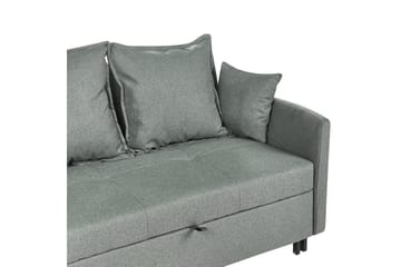 Bäddsoffa Hovin - Grön, Svart - Möbler - Soffa - Bäddsoffa - 2 sits bäddsoffa