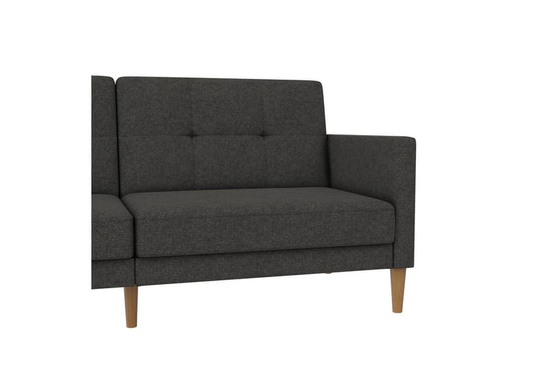 Bäddsoffa Lilly Antracit, Linne - Antracit, Linne - Möbler - Soffa - Bäddsoffa - 3 sits bäddsoffa