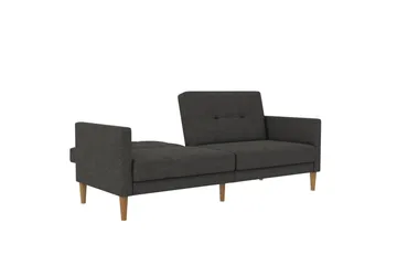 Bäddsoffa Lilly Antracit, Linne - Antracit, Linne - Möbler - Soffa - Bäddsoffa - 3 sits bäddsoffa