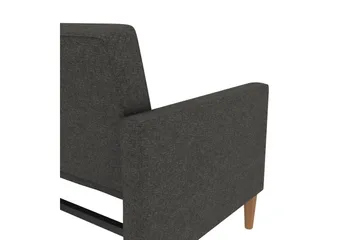 Bäddsoffa Lilly Antracit, Linne - Antracit, Linne - Möbler - Soffa - Bäddsoffa - 3 sits bäddsoffa