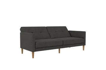Bäddsoffa Lilly Antracit, Linne - Antracit, Linne - Möbler - Soffa - Bäddsoffa - 3 sits bäddsoffa