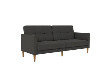 Bäddsoffa Lilly Antracit, Linne
