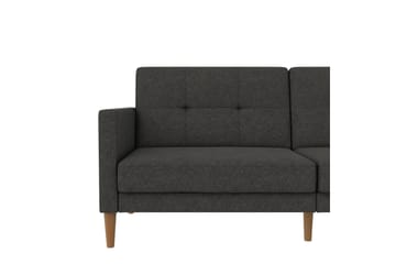 Bäddsoffa Lilly Antracit, Linne - Antracit, Linne - Möbler - Soffa - Bäddsoffa - 3 sits bäddsoffa