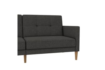 Bäddsoffa Lilly Antracit, Linne - Antracit, Linne - Möbler - Soffa - Bäddsoffa - 3 sits bäddsoffa