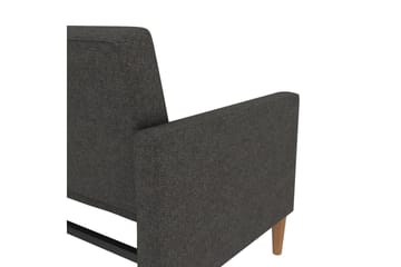 Bäddsoffa Lilly Antracit, Linne - Antracit, Linne - Möbler - Soffa - Bäddsoffa - 3 sits bäddsoffa