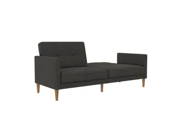 Bäddsoffa Lilly Antracit, Linne - Antracit, Linne - Möbler - Soffa - Bäddsoffa - 3 sits bäddsoffa