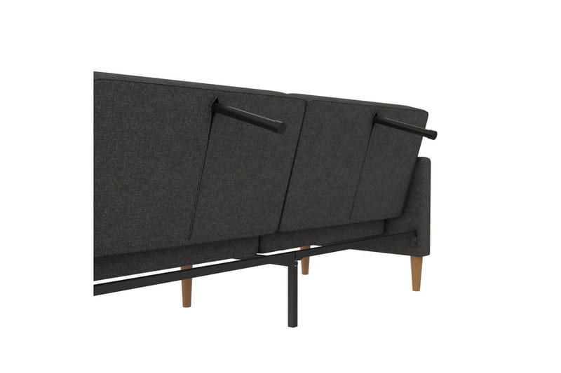 Bäddsoffa Lilly Antracit, Linne - Antracit, Linne - Möbler - Soffa - Bäddsoffa - 3 sits bäddsoffa