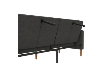 Bäddsoffa Lilly Antracit, Linne - Antracit, Linne - Möbler - Soffa - Bäddsoffa - 3 sits bäddsoffa