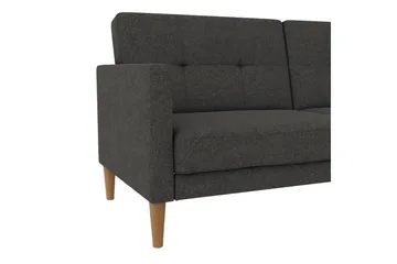 Bäddsoffa Lilly Antracit, Linne - Antracit, Linne - Möbler - Soffa - Bäddsoffa - 3 sits bäddsoffa