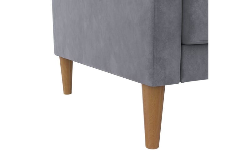 Bäddsoffa Lilly Antracit, Sammet - Antracit, Sammet - Möbler - Soffa - Bäddsoffa - 3 sits bäddsoffa