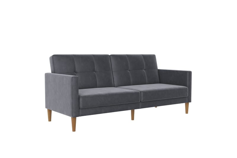 Bäddsoffa Lilly Antracit, Sammet - Antracit, Sammet - Möbler - Soffa - Bäddsoffa - 3 sits bäddsoffa