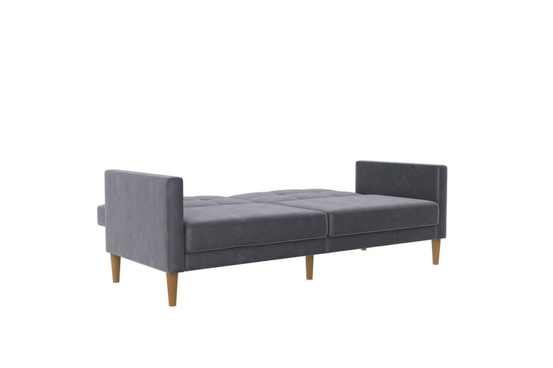 Bäddsoffa Lilly Antracit, Sammet - Antracit, Sammet - Möbler - Soffa - Bäddsoffa - 3 sits bäddsoffa