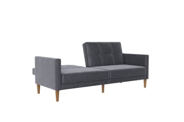 Bäddsoffa Lilly Antracit, Sammet - Antracit, Sammet - Möbler - Soffa - Bäddsoffa - 3 sits bäddsoffa