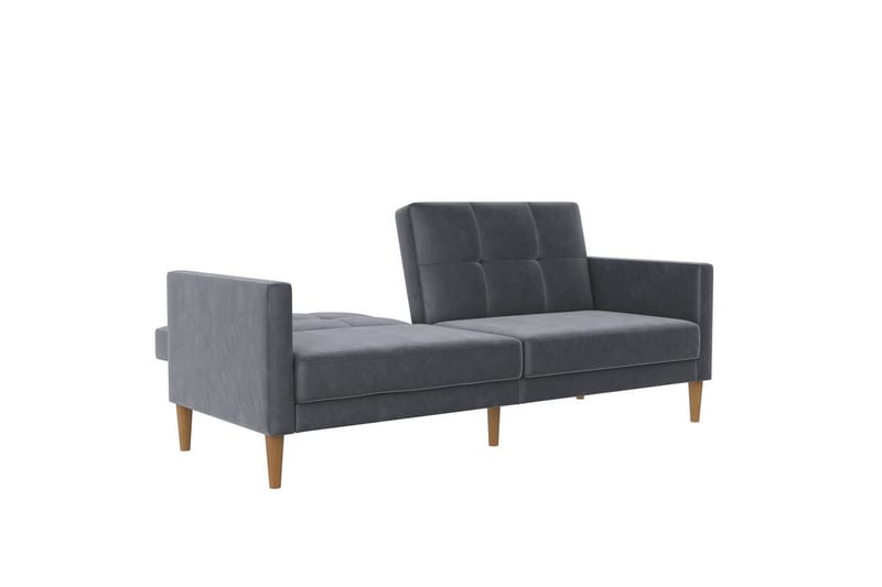 Bäddsoffa Lilly Antracit, Sammet - Antracit, Sammet - Möbler - Soffa - Bäddsoffa - 3 sits bäddsoffa