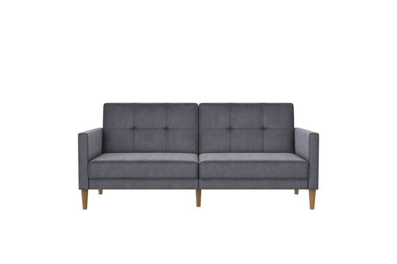 Bäddsoffa Lilly Antracit, Sammet - Antracit, Sammet - Möbler - Soffa - Bäddsoffa - 3 sits bäddsoffa