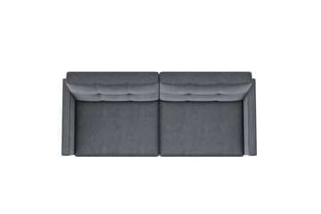 Bäddsoffa Lilly Antracit, Sammet - Antracit, Sammet - Möbler - Soffa - Bäddsoffa - 3 sits bäddsoffa