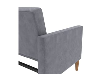 Bäddsoffa Lilly Antracit, Sammet - Antracit, Sammet - Möbler - Soffa - Bäddsoffa - 3 sits bäddsoffa