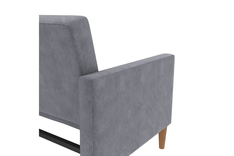 Bäddsoffa Lilly Antracit, Sammet - Antracit, Sammet - Möbler - Soffa - Bäddsoffa - 3 sits bäddsoffa