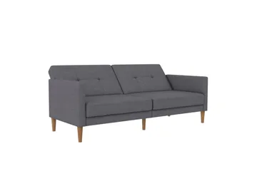 Bäddsoffa Lilly Ljusgrå, Linne - Ljusgrå, Linne - Möbler - Soffa - Bäddsoffa - 3 sits bäddsoffa