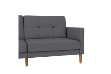 Bäddsoffa Lilly Ljusgrå, Linne - Ljusgrå, Linne - Möbler - Soffa - Bäddsoffa - 3 sits bäddsoffa