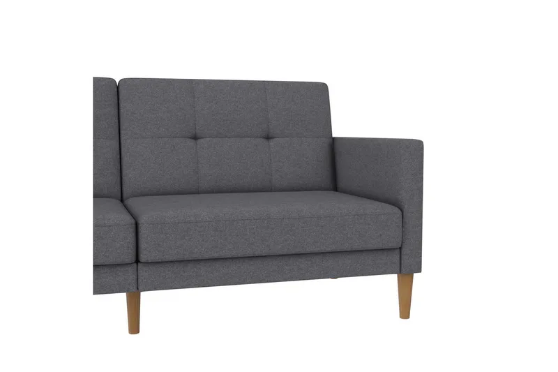 Bäddsoffa Lilly Ljusgrå, Linne - Ljusgrå, Linne - Möbler - Soffa - Bäddsoffa - 3 sits bäddsoffa