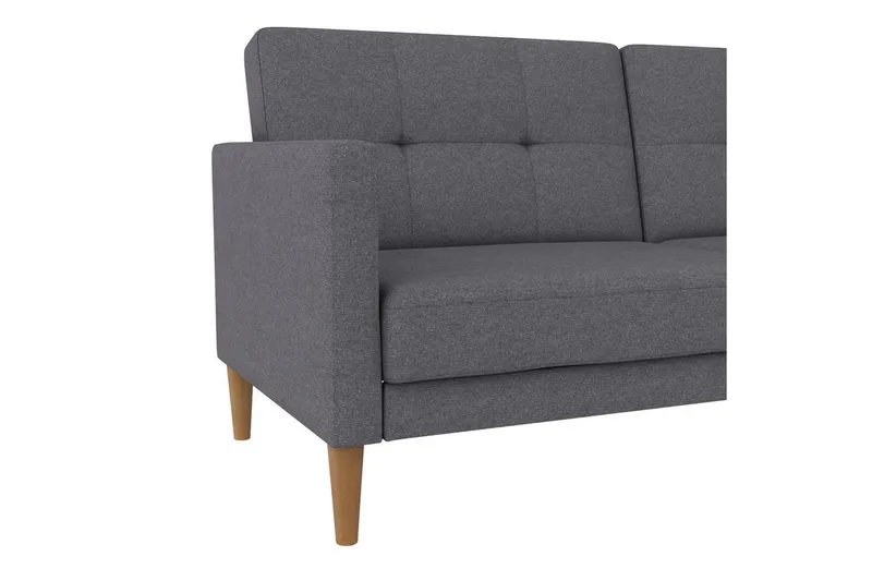 Bäddsoffa Lilly Ljusgrå, Linne - Ljusgrå, Linne - Möbler - Soffa - Bäddsoffa - 3 sits bäddsoffa