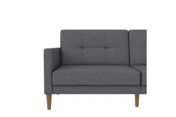 Bäddsoffa Lilly Ljusgrå, Linne - Ljusgrå, Linne - Möbler - Soffa - Bäddsoffa - 3 sits bäddsoffa