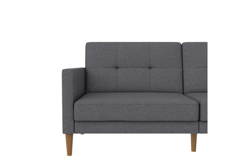 Bäddsoffa Lilly Ljusgrå, Linne - Ljusgrå, Linne - Möbler - Soffa - Bäddsoffa - 3 sits bäddsoffa