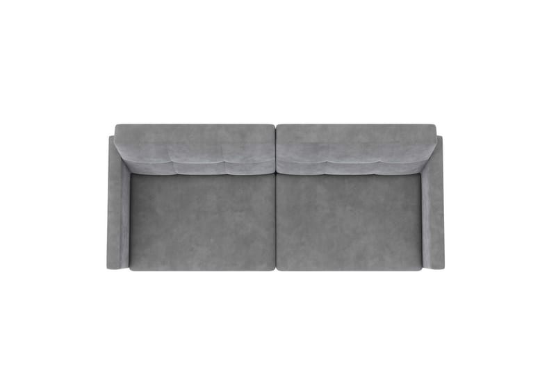Bäddsoffa Lilly Ljusgrå, Sammet - Ljusgrå, Sammet - Möbler - Soffa - Bäddsoffa - 3 sits bäddsoffa