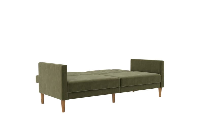 Bäddsoffa Lilly Olivgrön, Sammet - Olivgrön, Sammet - Möbler - Soffa - Bäddsoffa - 3 sits bäddsoffa