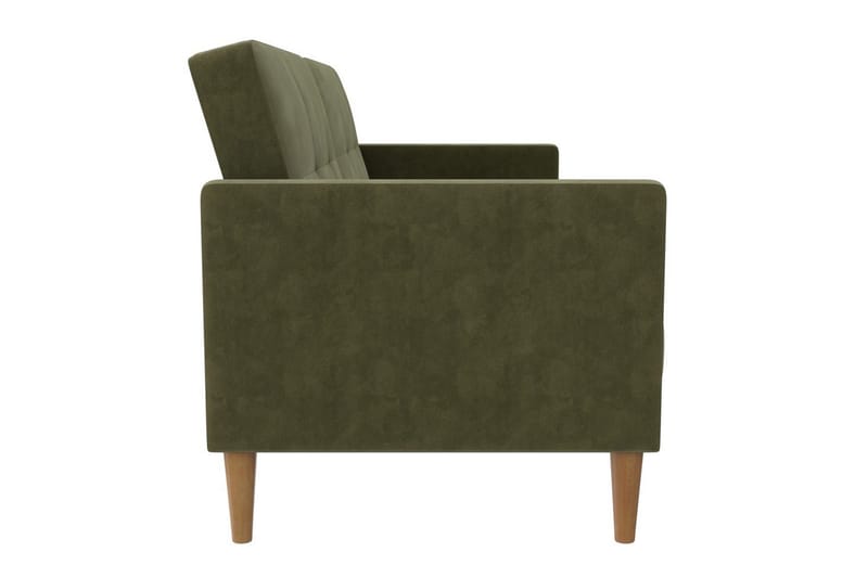 Bäddsoffa Lilly Olivgrön, Sammet - Olivgrön, Sammet - Möbler - Soffa - Bäddsoffa - 3 sits bäddsoffa