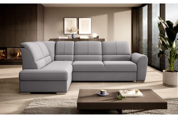 Bäddsoffa m. Schäslong Keith 3-sits - Grå - Möbler - Soffa - Bäddsoffa - Bäddsoffa längsbäddad