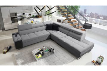 Bäddsoffa m. Schäslong Torretta L-formad - Möbler - Soffa - Bäddsoffa - Hörnbäddsoffa