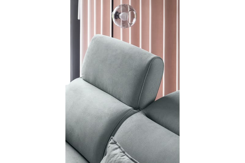 Bäddsoffa m. Schäslong Yasmine 3-sits - Blå - Möbler - Soffa - Bäddsoffa - Bäddsoffa längsbäddad