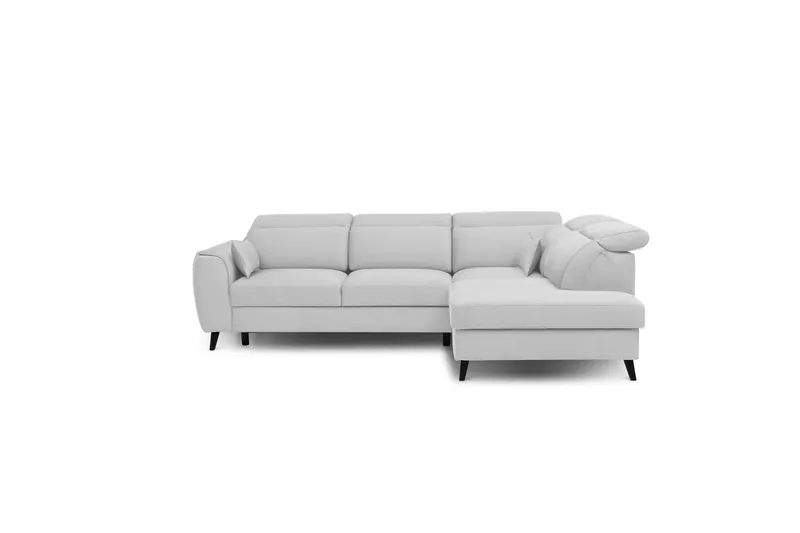 Bäddsoffa m. Schäslong Yasmine 3-sits - Grå - Möbler - Soffa - Bäddsoffa - Bäddsoffa längsbäddad