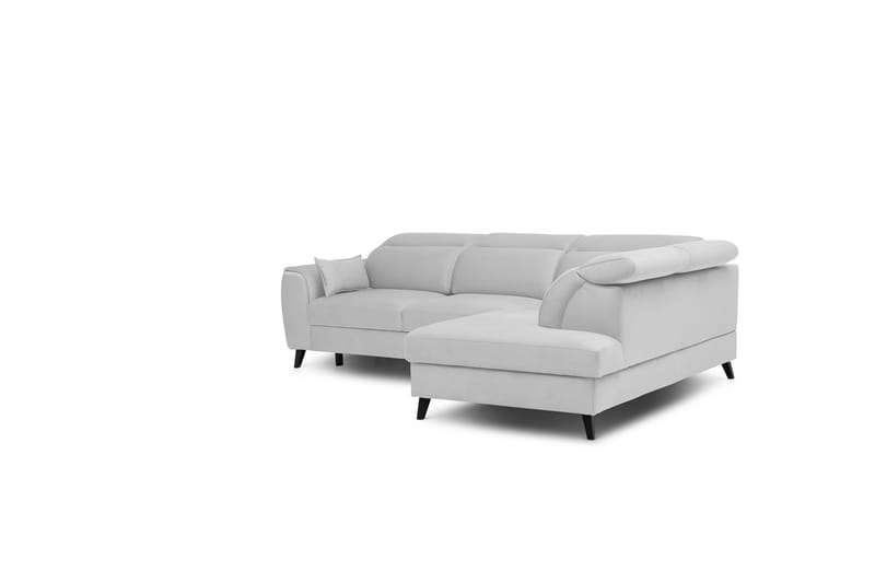 Bäddsoffa m. Schäslong Yasmine 3-sits - Grå - Möbler - Soffa - Bäddsoffa - Bäddsoffa längsbäddad