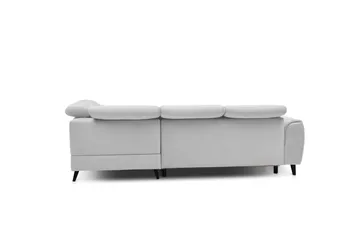 Bäddsoffa m. Schäslong Yasmine 3-sits - Grå - Möbler - Soffa - Bäddsoffa - Bäddsoffa längsbäddad