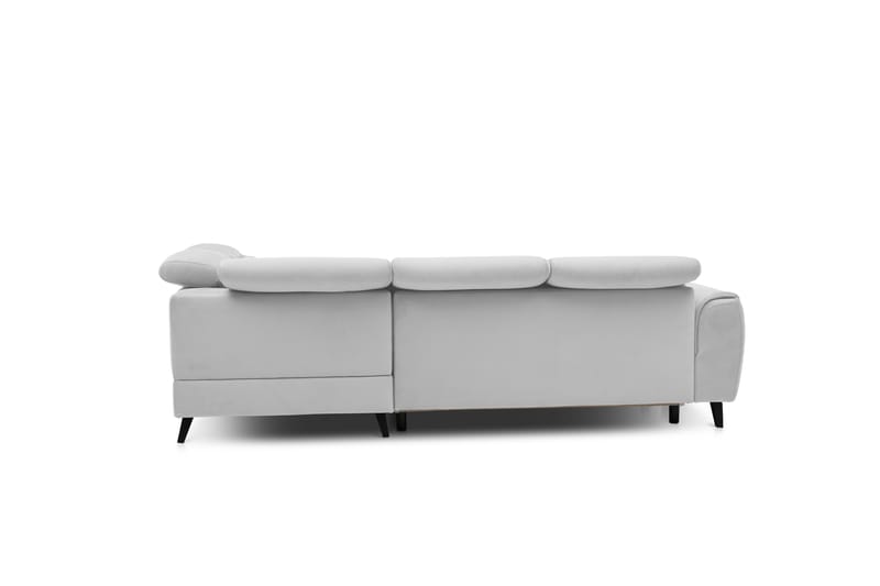 Bäddsoffa m. Schäslong Yasmine 3-sits - Grå - Möbler - Soffa - Bäddsoffa - Bäddsoffa längsbäddad