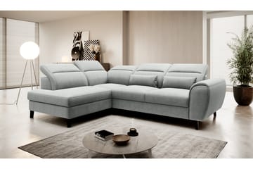 Bäddsoffa m. Schäslong Yasmine 3-sits - Grå - Möbler - Soffa - Bäddsoffa - Bäddsoffa längsbäddad