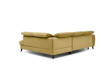 Bäddsoffa m. Schäslong Yasmine 3-sits - Gul - Möbler - Soffa - Bäddsoffa - Bäddsoffa längsbäddad