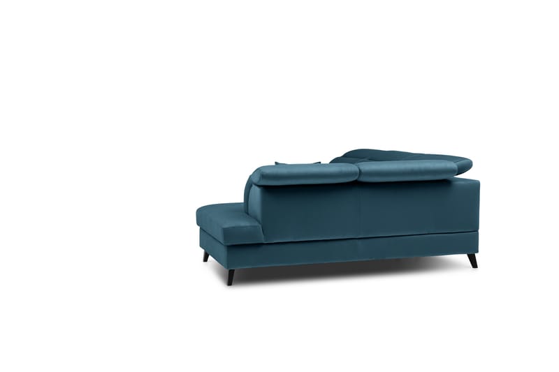 Bäddsoffa m. Schäslong Yasmine 3-sits - Mörkblå - Möbler - Soffa - Bäddsoffa - Bäddsoffa längsbäddad