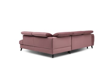 Bäddsoffa m. Schäslong Yasmine 3-sits - Rosa - Möbler - Soffa - Bäddsoffa - Bäddsoffa längsbäddad