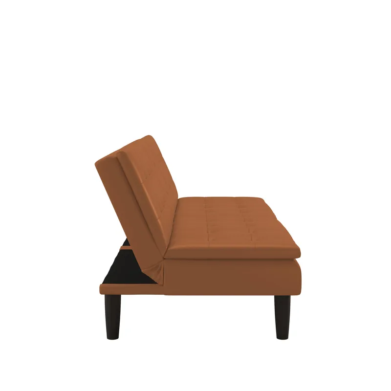 Bäddsoffa Maine Cognac - Cognac - Möbler - Soffa - Bäddsoffa - 3 sits bäddsoffa