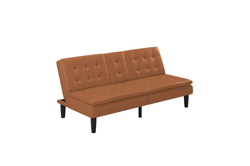 Bäddsoffa Maine Cognac - Cognac - Möbler - Soffa - Bäddsoffa - 3 sits bäddsoffa