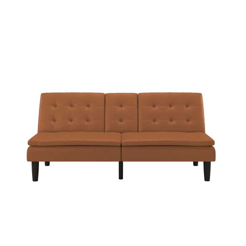 Bäddsoffa Maine Cognac - Cognac - Möbler - Soffa - Bäddsoffa - 3 sits bäddsoffa