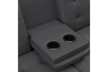 Bäddsoffa Maine Grå PU - Grå PU - Möbler - Soffa - Bäddsoffa - 3 sits bäddsoffa